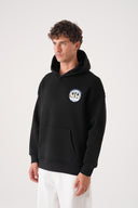 Baskılı Kapüşonlu Sweatshirt