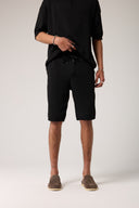 Beli Lastikli Dokulu Triko Şort