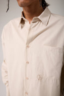 Cep Nakışlı Poplin Gömlek