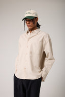 Cep Nakışlı Poplin Gömlek