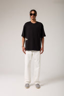 Çiçek Baskılı Basic T- shirt