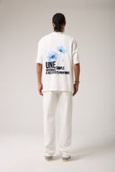 Çiçek Baskılı Basic T- shirt