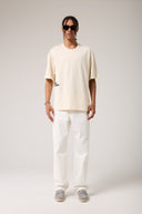 Çiçek Baskılı Basic T- shirt