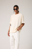 Çiçek Baskılı Basic T- shirt