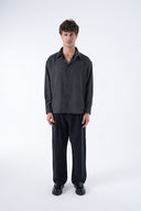 Çizgili Yıkama Efektli Gömlek