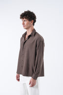 Çizgili Yıkama Efektli Gömlek