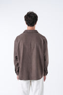 Çizgili Yıkama Efektli Gömlek