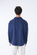 Çizgili Yıkama Efektli Gömlek