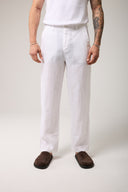 Comfort Fıt Keten Pantolon