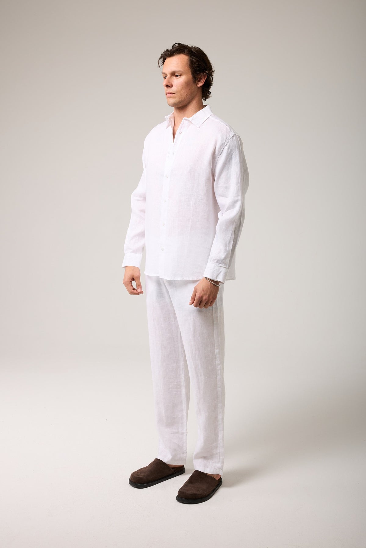 Comfort Fıt Keten Pantolon