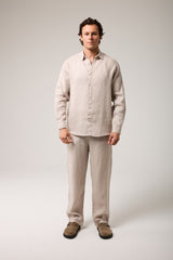 Comfort Fıt Keten Pantolon