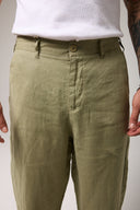 Comfort Fıt Keten Pantolon