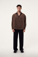 Dokulu Yıkamalı Gömlek