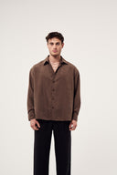 Dokulu Yıkamalı Gömlek