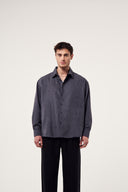 Dokulu Yıkamalı Gömlek