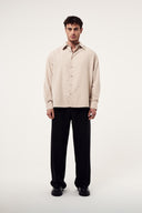 Dokulu Yıkamalı Gömlek