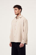 Dokulu Yıkamalı Gömlek