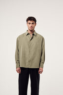 Dokulu Yıkamalı Gömlek