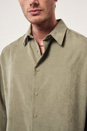 Dokulu Yıkamalı Gömlek