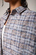 Ekose Desen Baskılı Gömlek