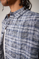 Ekose Desen Baskılı Gömlek