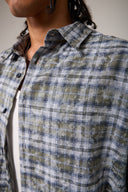 Ekose Desen Baskılı Gömlek