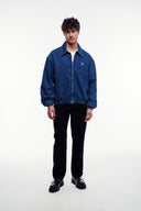 Fermuarlı Denim Ceket