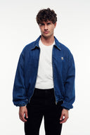 Fermuarlı Denim Ceket