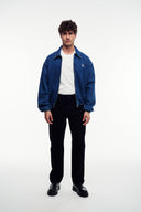 Fermuarlı Denim Ceket