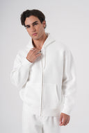 Fermuarlı Kapüşonlu Sweatshirt