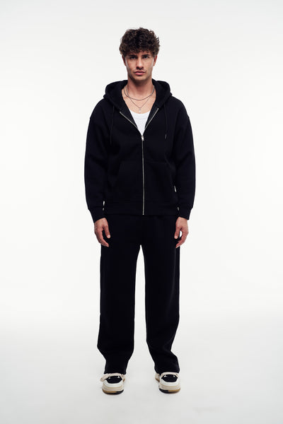 Fermuarlı Kapüşonlu Sweatshırt
