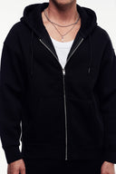 Fermuarlı Kapüşonlu Sweatshirt