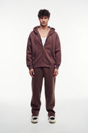 Fermuarlı Kapüşonlu Sweatshirt