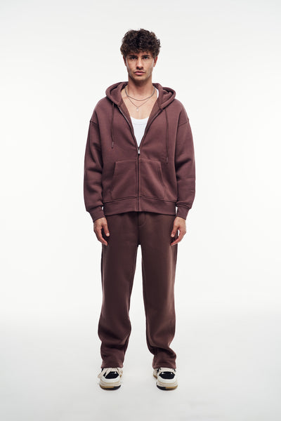 Fermuarlı Kapüşonlu Sweatshırt
