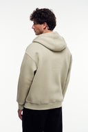 Fermuarlı Kapüşonlu Sweatshirt