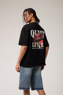 Flok Baskılı T- shirt