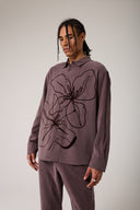 Flowers Flok Baskılı Takım