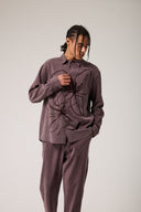 Flowers Flok Baskılı Takım