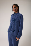 Flowers Flok Baskılı Gömlek