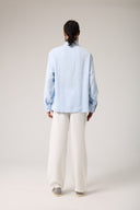 Flowers Flok Baskılı Gömlek