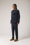 Flowers Flok Baskılı Gömlek