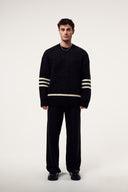 Game Over Baskılı Oversize Kazak