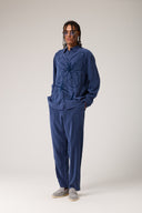 Geniş Paça Dokulu Pantolon