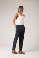 Geniş Paça Dokulu Pantolon