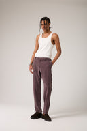 Geniş Paça Dokulu Pantolon