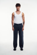 Geniş Paça Pileli Pantolon