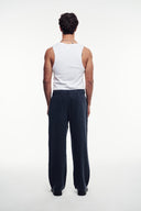 Geniş Paça Pileli Pantolon