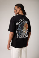 Grafik Baskılı Oversize T- shirt