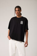 Grafik Baskılı Oversize T- shirt