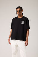 Grafik Baskılı Oversize T- shirt
